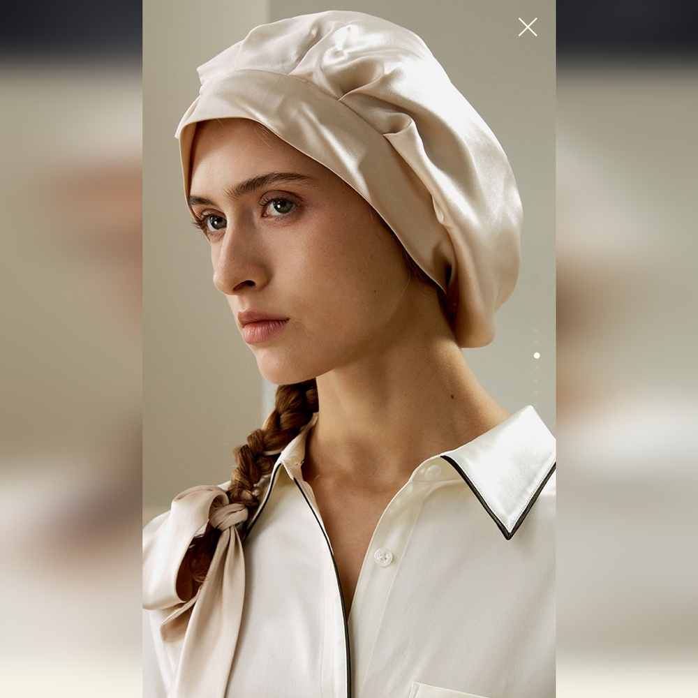 Multi-Use Silk Tie‎ Bonnet - Picture 4 of 9
